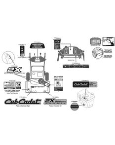 Label Map 31am56ts710 Diagram and Parts List for 2X526SWE (31AM56TS710-31AM56TS756)(2015) Cub Cadet Snow Blower